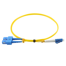 Duplex fiber optic patch cord single modeSheath duplex